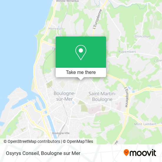 Osyrys Conseil map