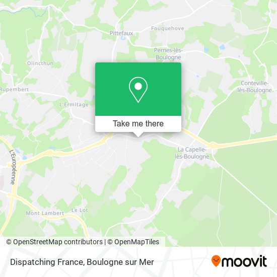 Mapa Dispatching France