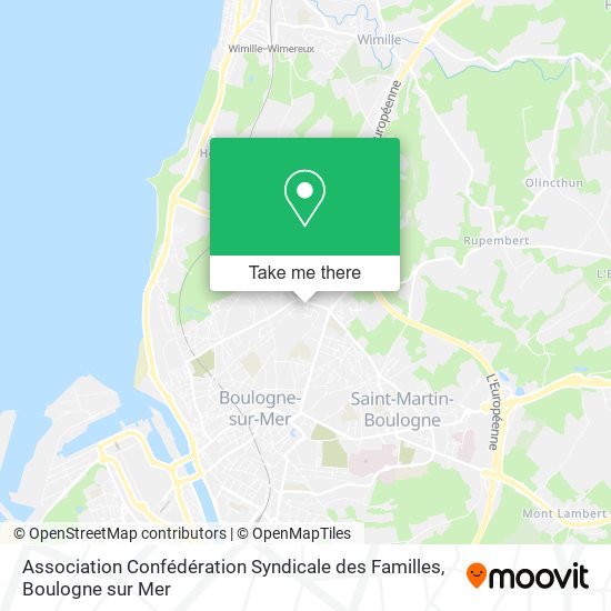 Mapa Association Confédération Syndicale des Familles