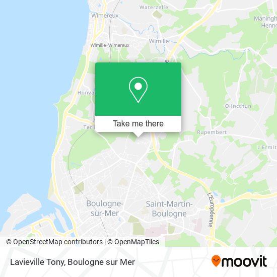 Lavieville Tony map