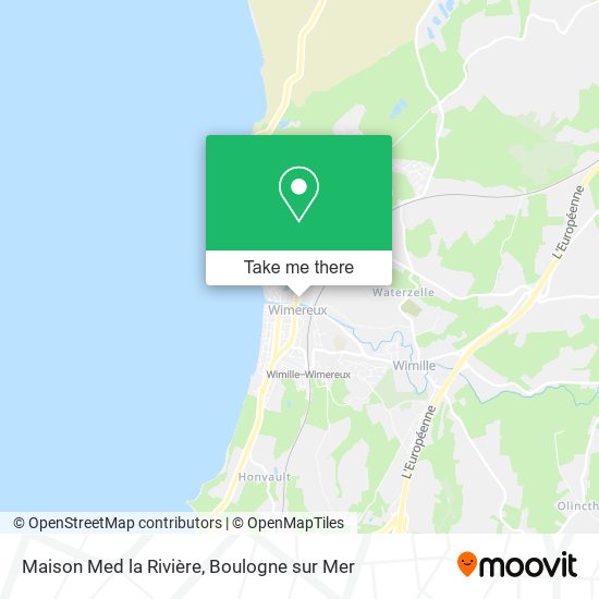 Mapa Maison Med la Rivière