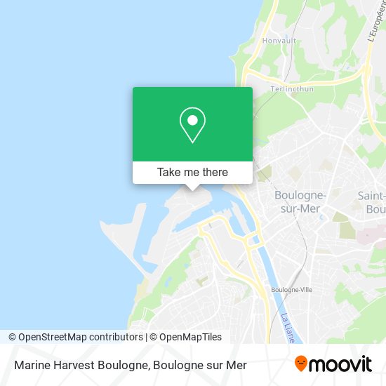 Mapa Marine Harvest Boulogne