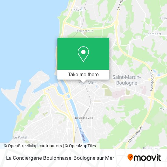 Mapa La Conciergerie Boulonnaise