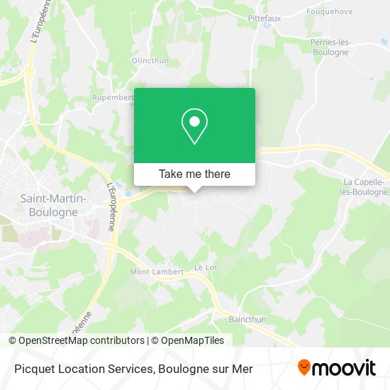 Mapa Picquet Location Services