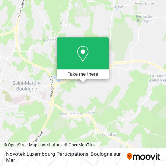 Novotek Luxembourg Participations map