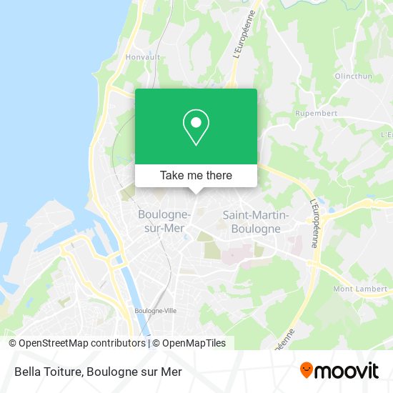 Bella Toiture map