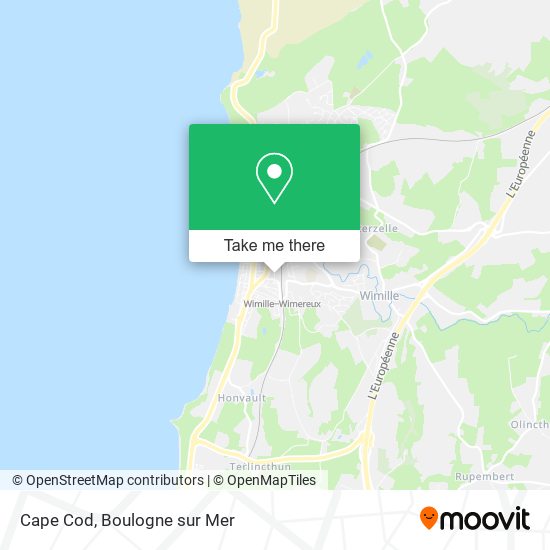 Mapa Cape Cod