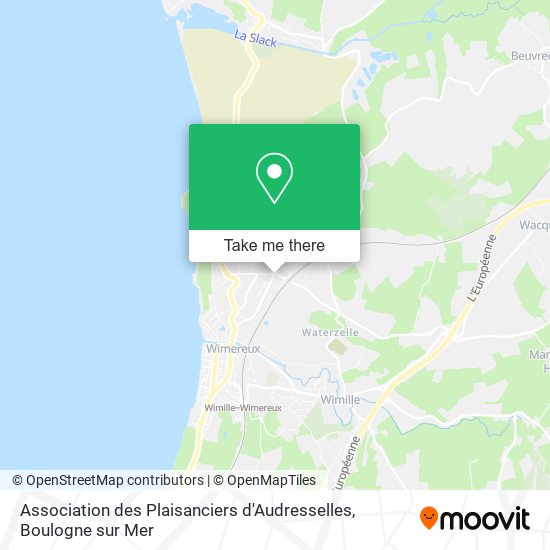 Mapa Association des Plaisanciers d'Audresselles