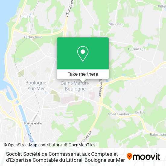 Socolit Société de Commissariat aux Comptes et d'Expertise Comptable du Littoral map