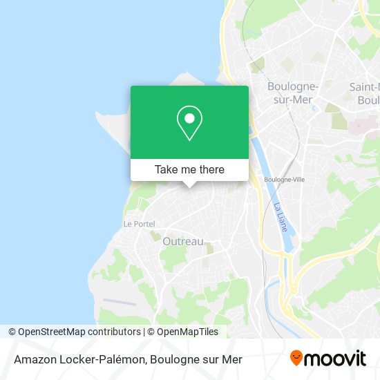 Mapa Amazon Locker-Palémon