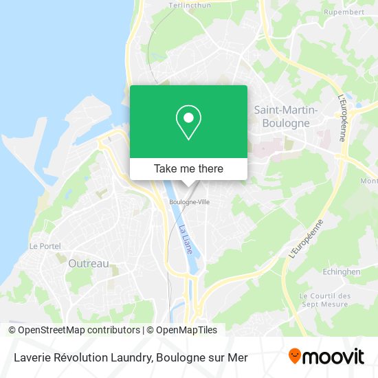 Laverie Révolution Laundry map