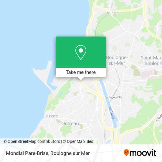 Mondial Pare-Brise map