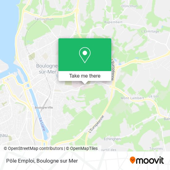 Pôle Emploi map