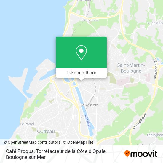 Café Proqua, Torréfacteur de la Côte d'Opale map