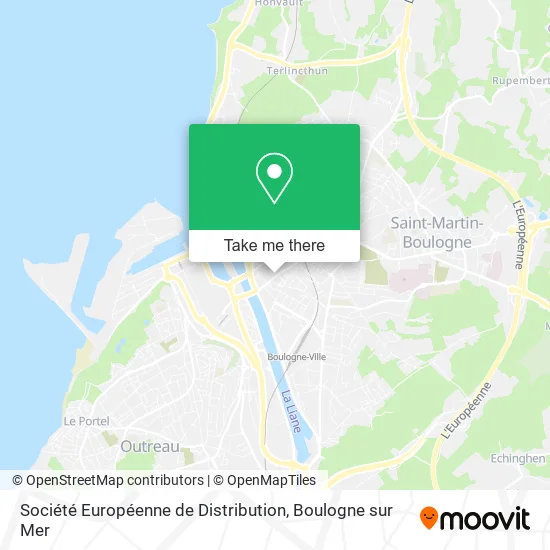 Société Européenne de Distribution map