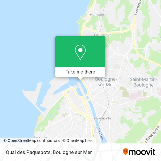 Quai des Paquebots map