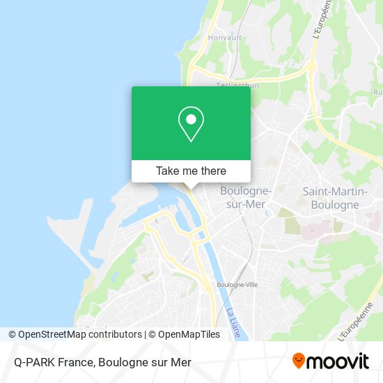 Mapa Q-PARK France