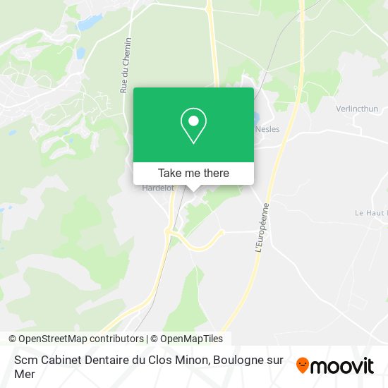Scm Cabinet Dentaire du Clos Minon map