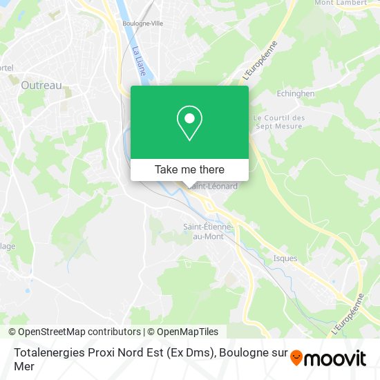 Totalenergies Proxi Nord Est (Ex Dms) map