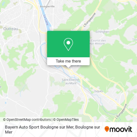 Bayern Auto Sport Boulogne sur Mer map