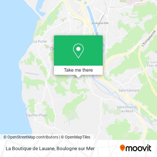 La Boutique de Lauane map