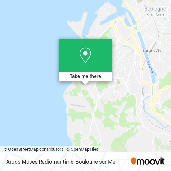Argos Musée Radiomaritime map