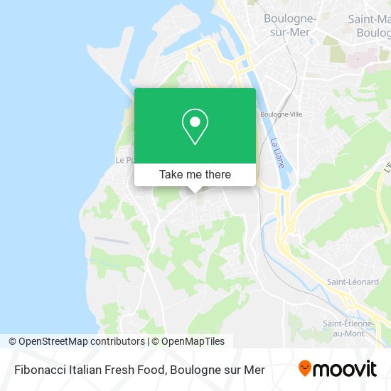 Fibonacci Italian Fresh Food map