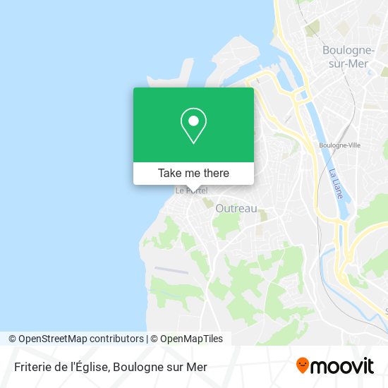 Friterie de l'Église map