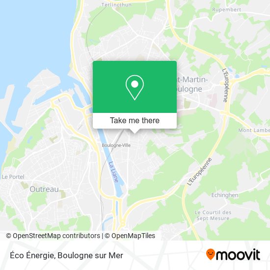 Éco Énergie map
