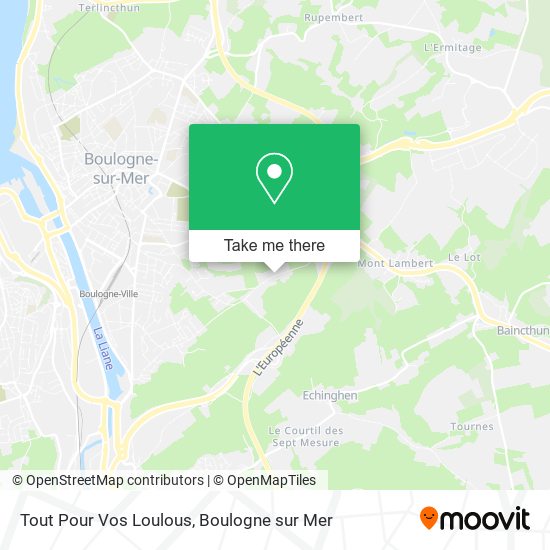 Tout Pour Vos Loulous map