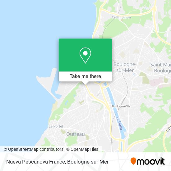 Nueva Pescanova France map