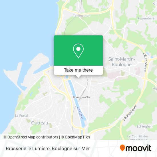 Brasserie le Lumière map