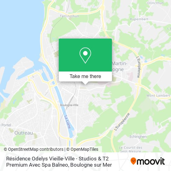 Résidence Odelys Vieille-Ville - Studios & T2 Premium Avec Spa Balneo map