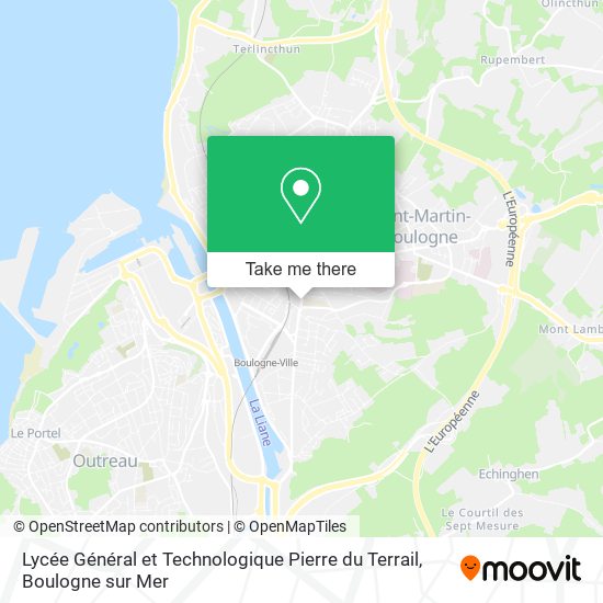 Lycée Général et Technologique Pierre du Terrail map