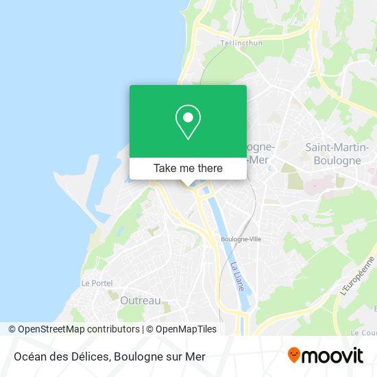Océan des Délices map