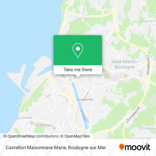 Castellon Maisonnave Marie map