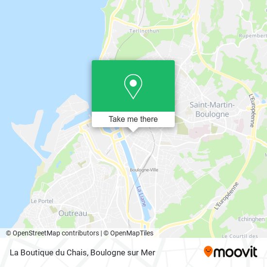 La Boutique du Chais map