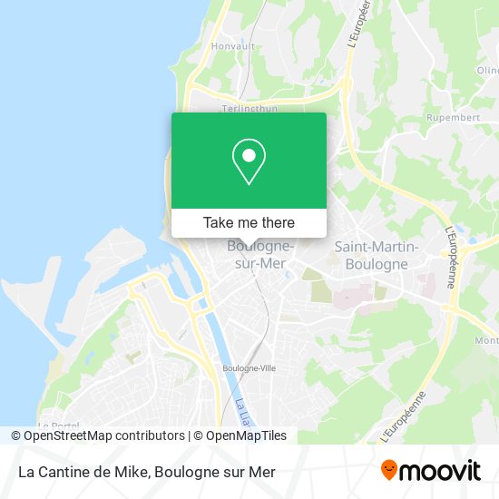 La Cantine de Mike map