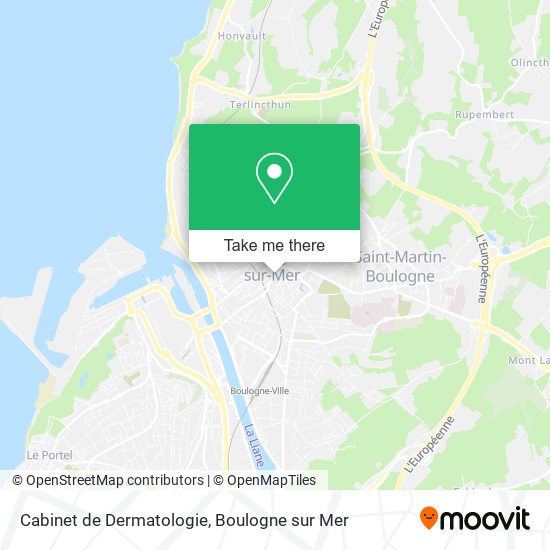 Cabinet de Dermatologie map