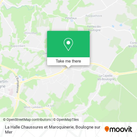 La Halle Chaussures et Maroquinerie map