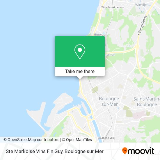 Ste Markoise Vins Fin Guy map