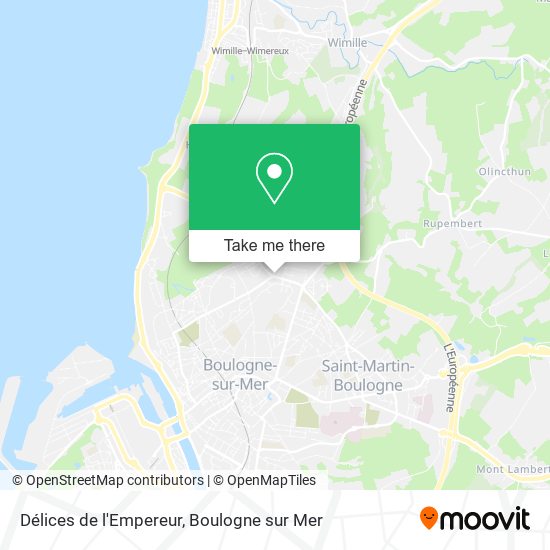 Délices de l'Empereur map
