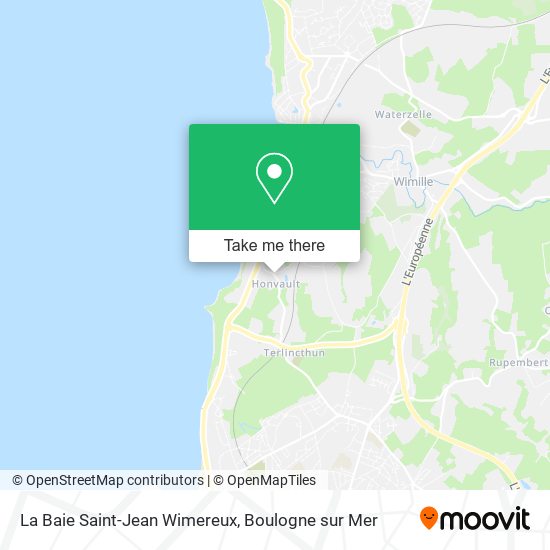 La Baie Saint-Jean Wimereux map