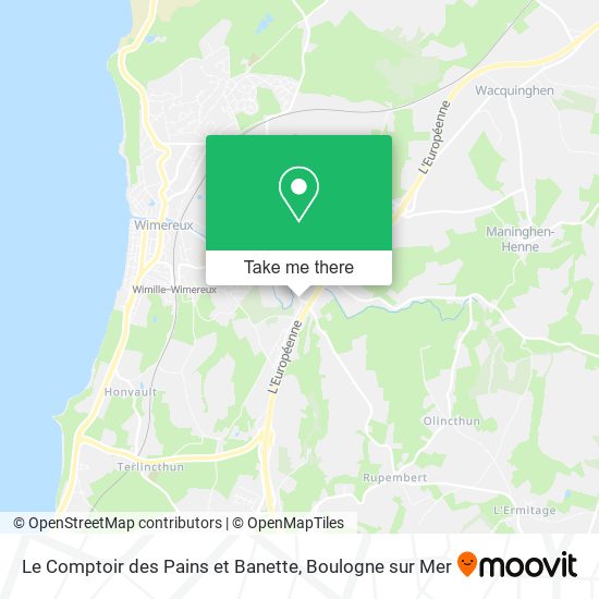 Le Comptoir des Pains et Banette map
