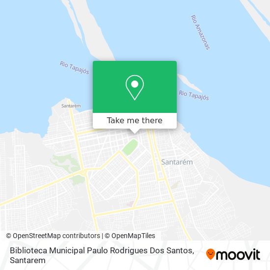 Biblioteca Municipal Paulo Rodrigues Dos Santos map