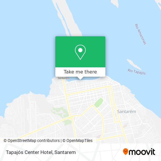 Tapajós Center Hotel map