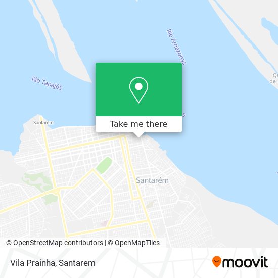Vila Prainha map