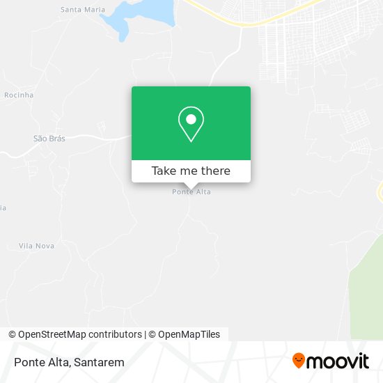 Ponte Alta map