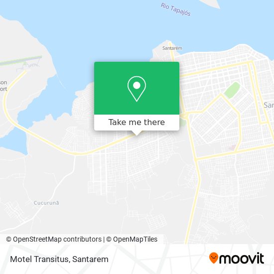 Motel Transitus map