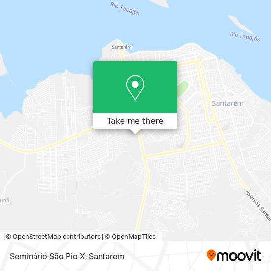 Seminário São Pio X map